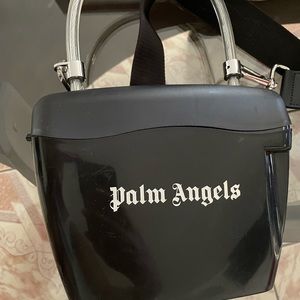 Palm Angels Black Padlock Bag